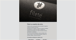 Desktop Screenshot of filete.cl